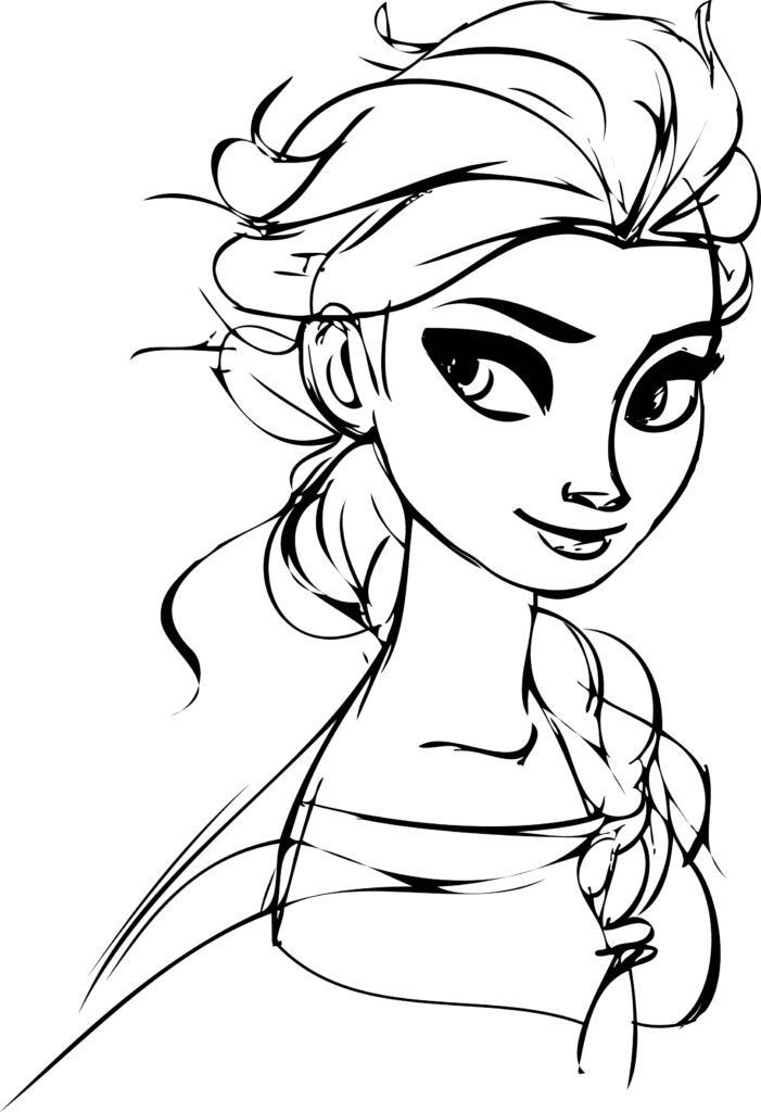 Elsa Coloring Pages Free Printable