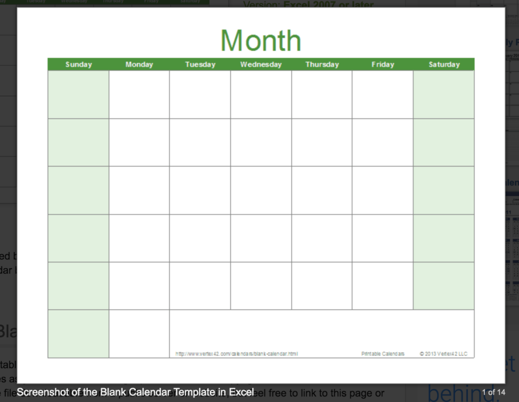 Excel Calendar Template Excel Calendar Template Free Calendar Excel 