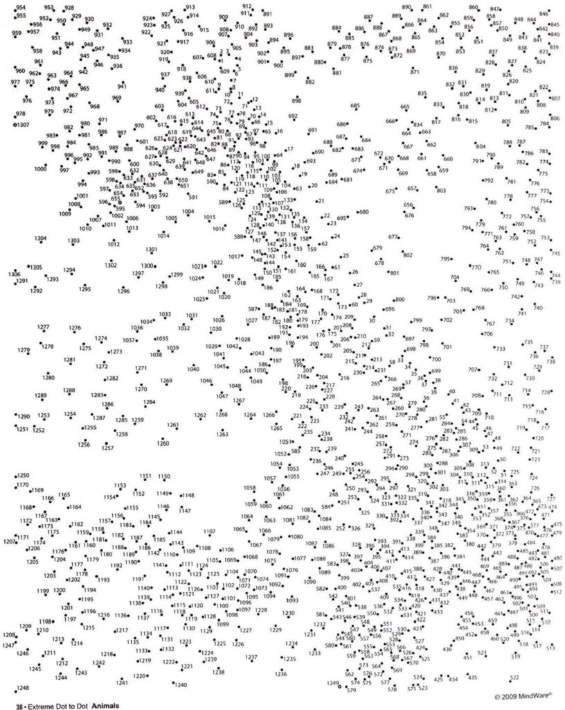 Extreme Dot To Dot Printable