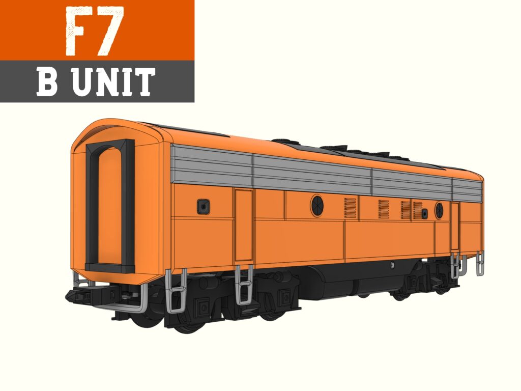 F7 Locomotive B unit Dragon Railway By Rambros Download Free STL 