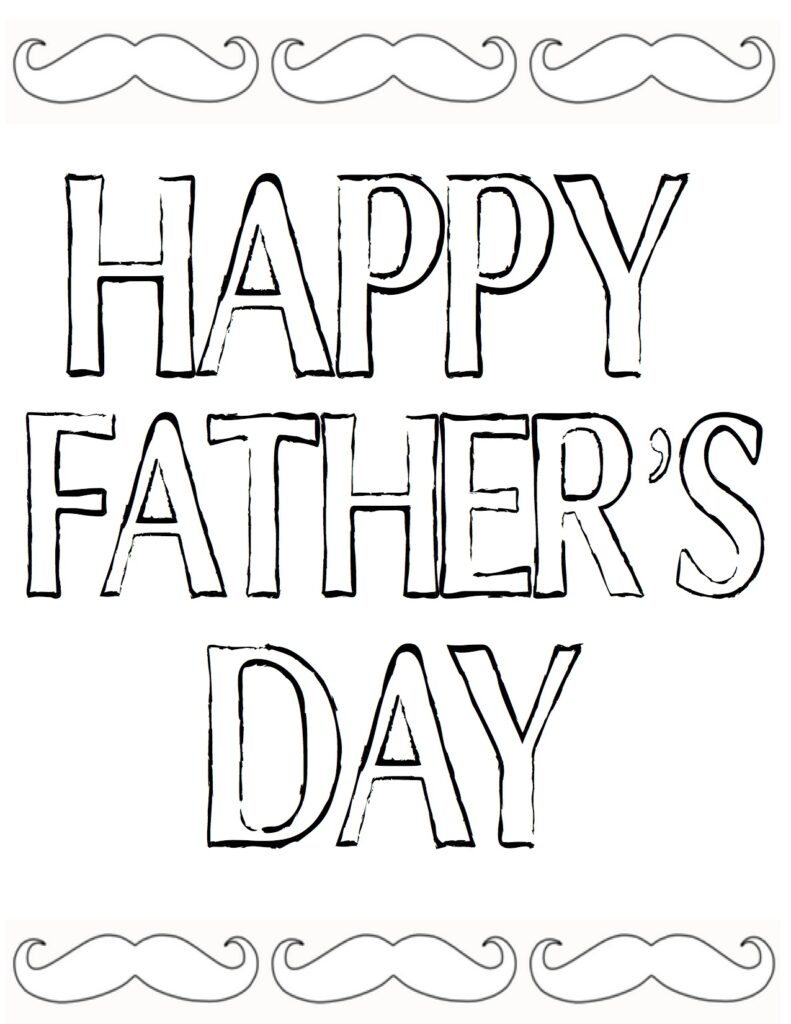 Father Day Printable Cards