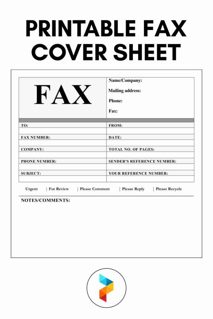 Fax Cover Sheet 10 Free PDF Printables Printablee