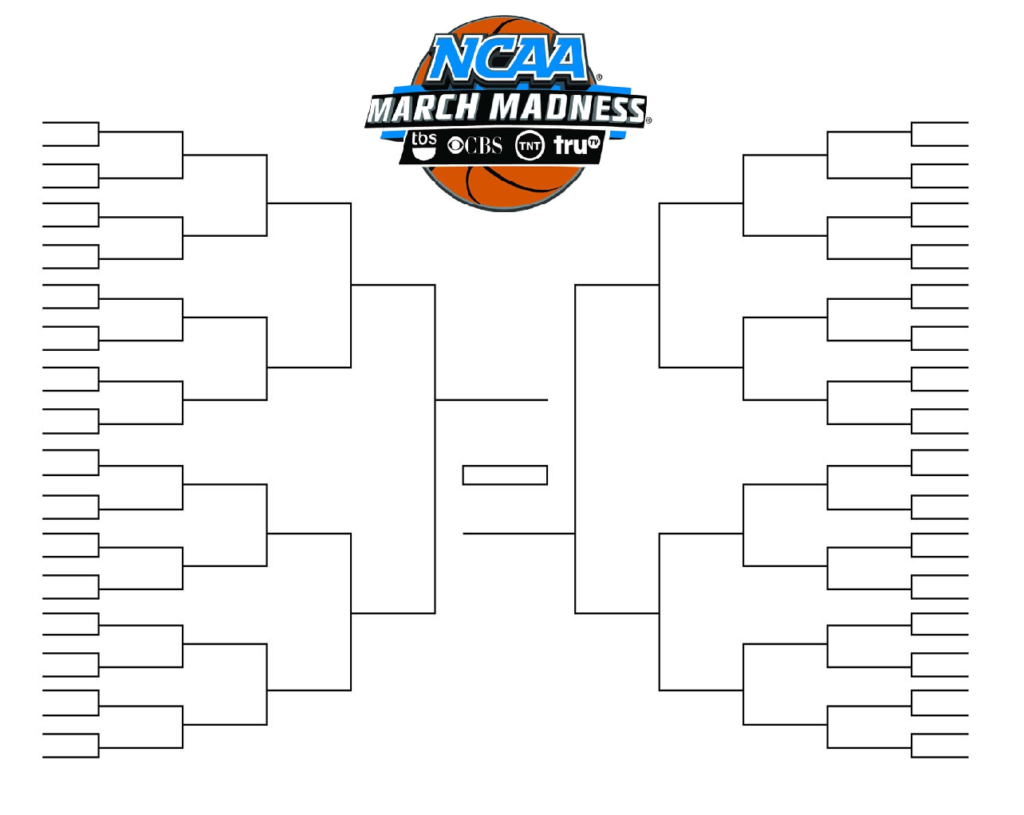 Fillable Printable Ncaa Bracket