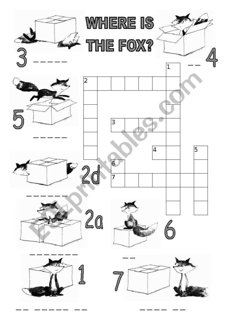 Fox Crossword Puzzle Today Printable