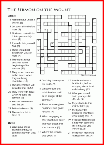 Free Bible Crosswords Printable Free Templates 2024