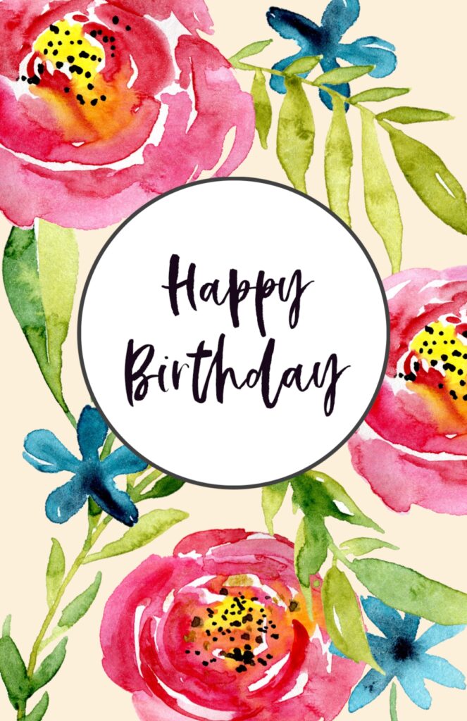 Free Birthday Cards To Print Happy Sunday Quotes