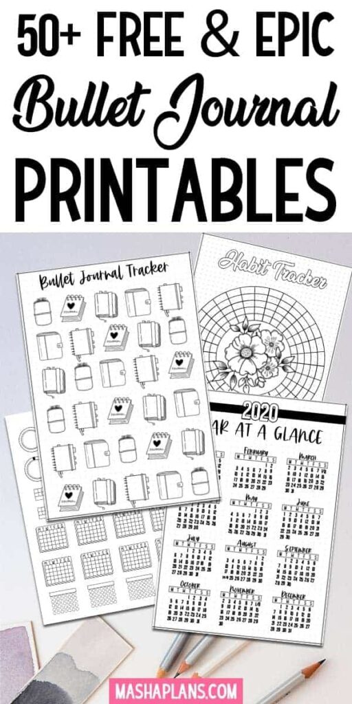 Free Bullet Journal Printables Pdf FREE PRINTABLE TEMPLATES