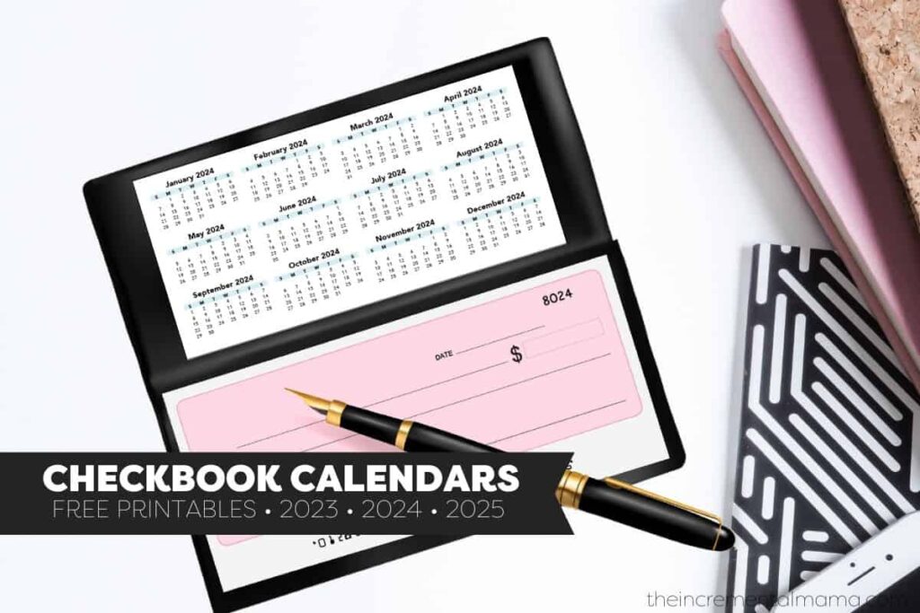 Free Checkbook Calendar 2025 2026 2025 Printable Ilsa Eleanora