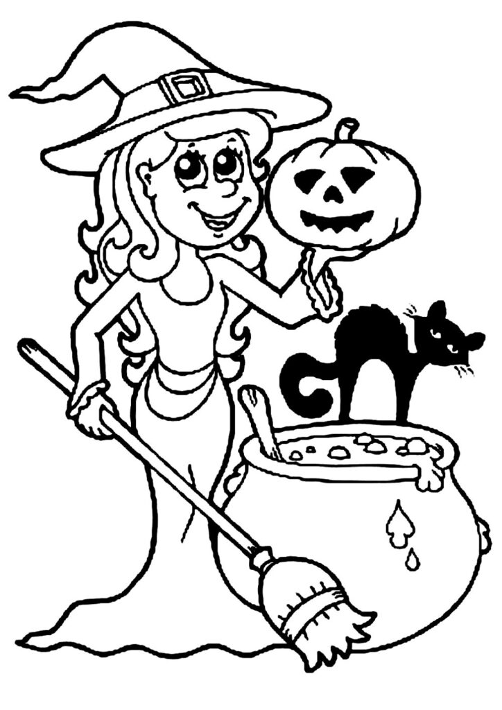 Free Coloring Halloween Printables