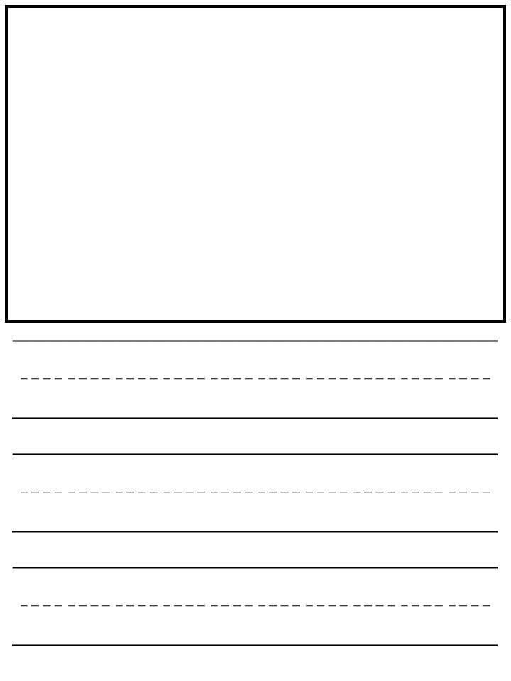 Free Editable Kindergarten Writing Paper