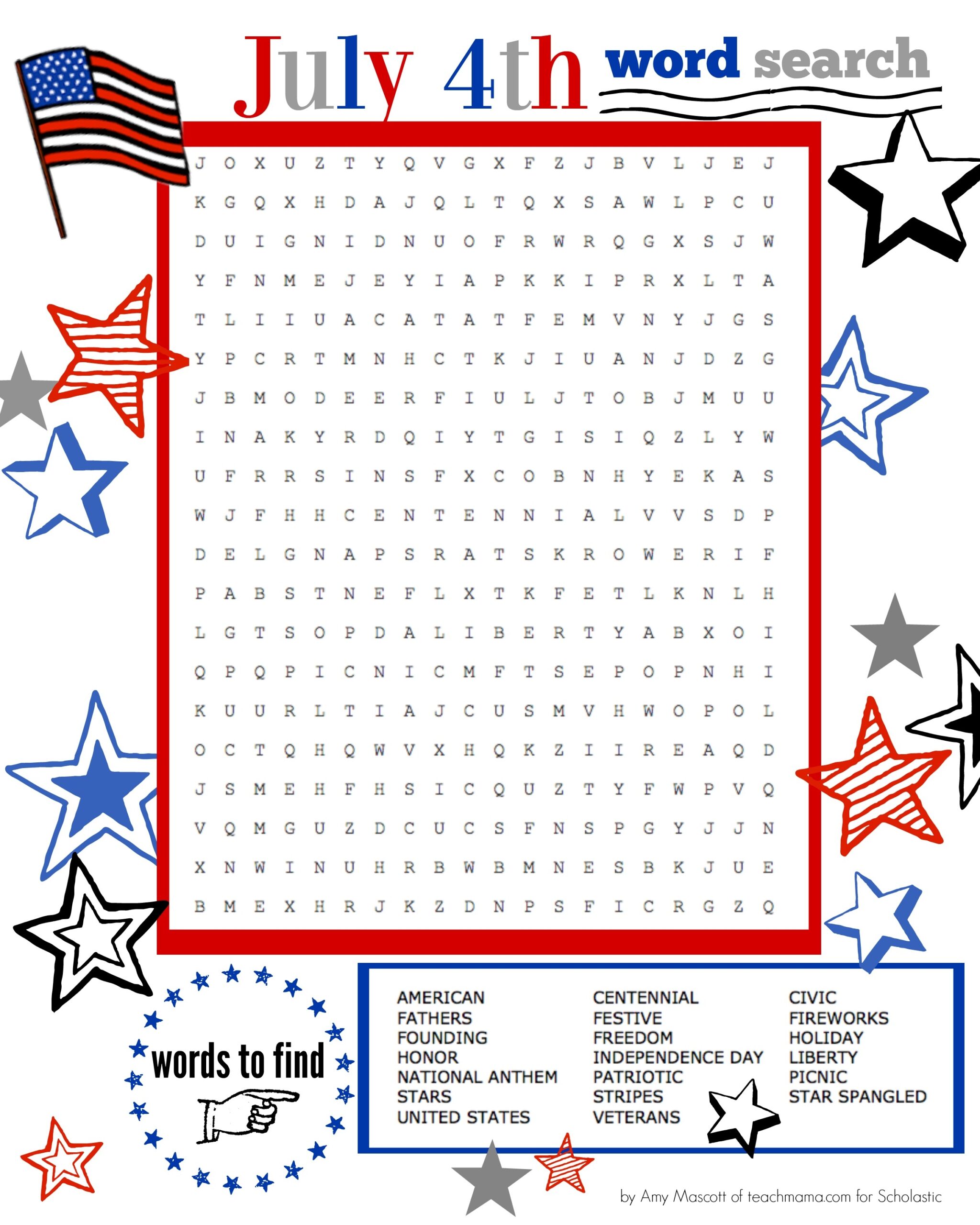 Free Fourth Of July Printables