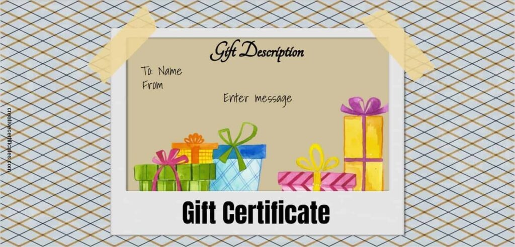 FREE Gift Certificate Template 50 Designs Customize Online And Print