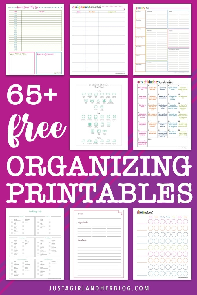 Free Life Organization Binder Printables