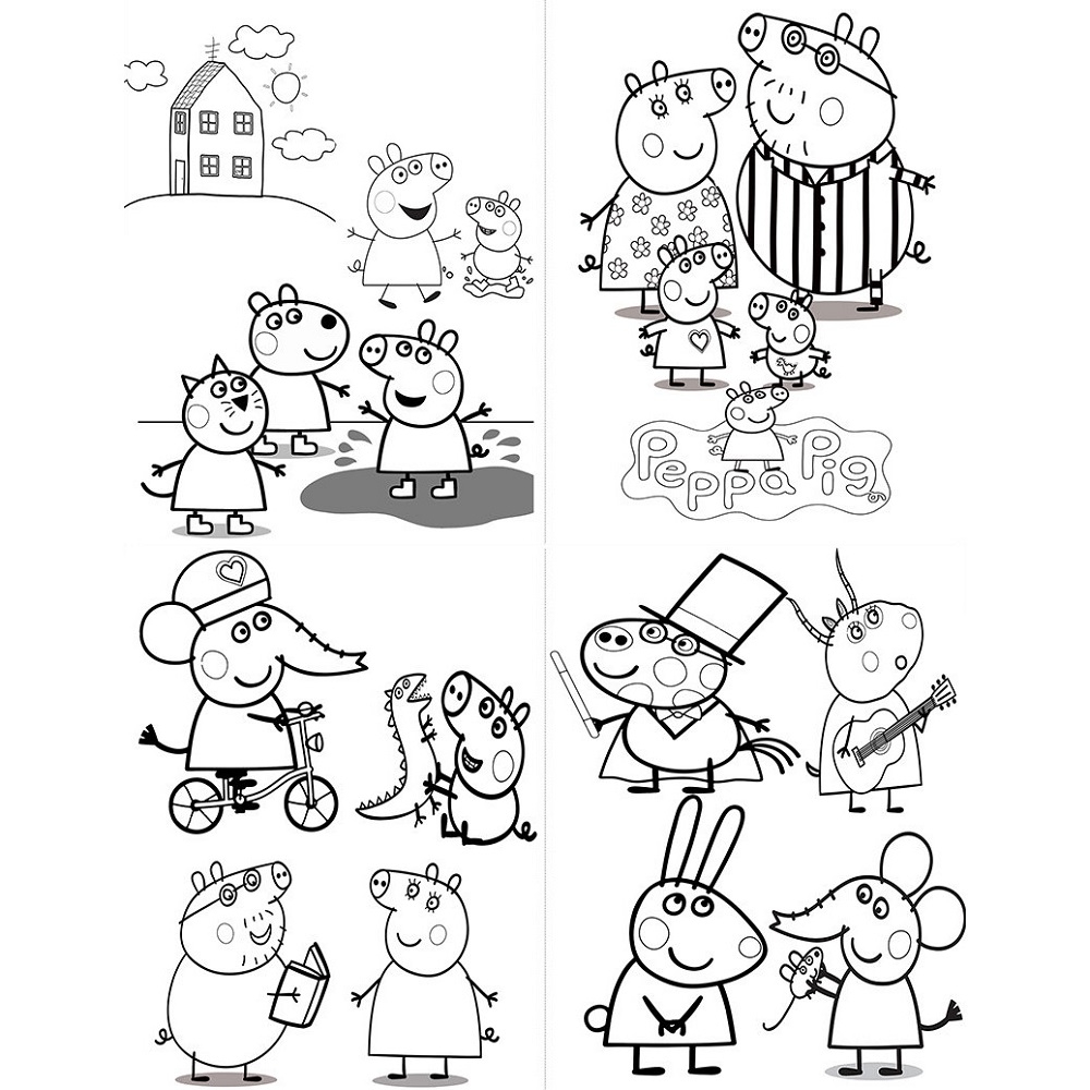 Free Peppa Pig Coloring Pages To Print 101 Coloring