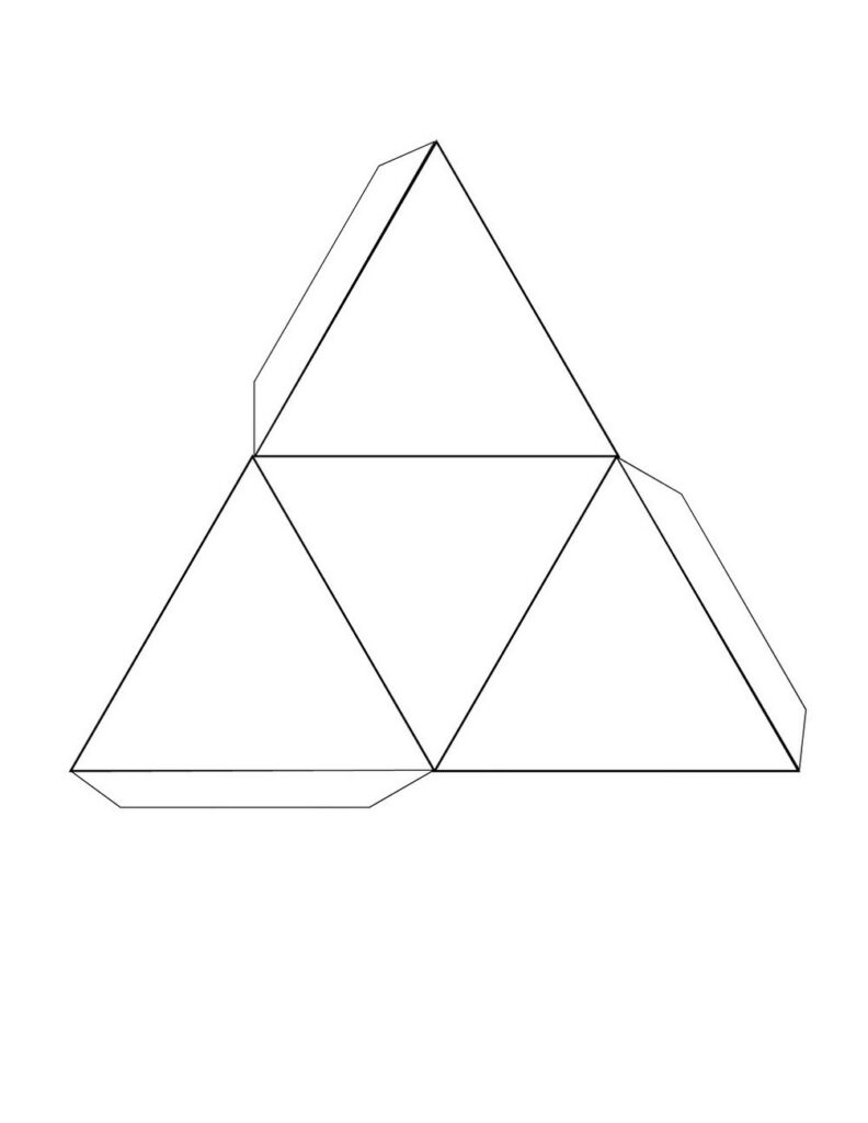 Free Printable 3d Shape Nets Learning Printable