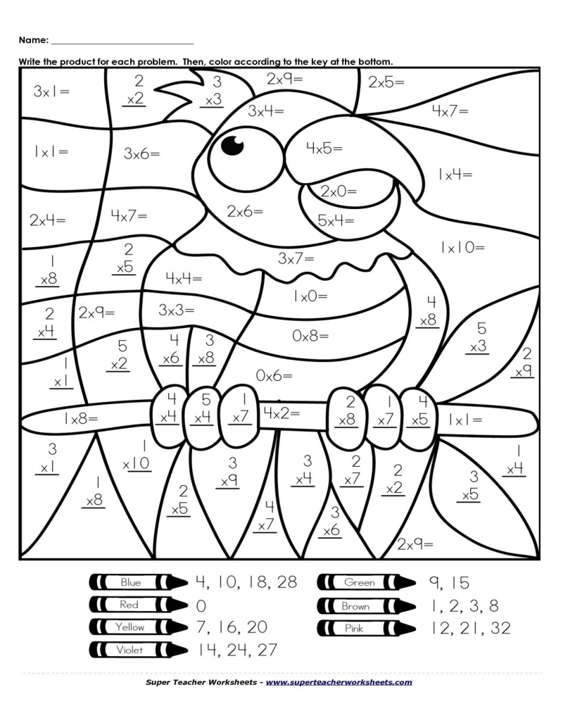 Free Printable 5Th Grade Math Worksheets