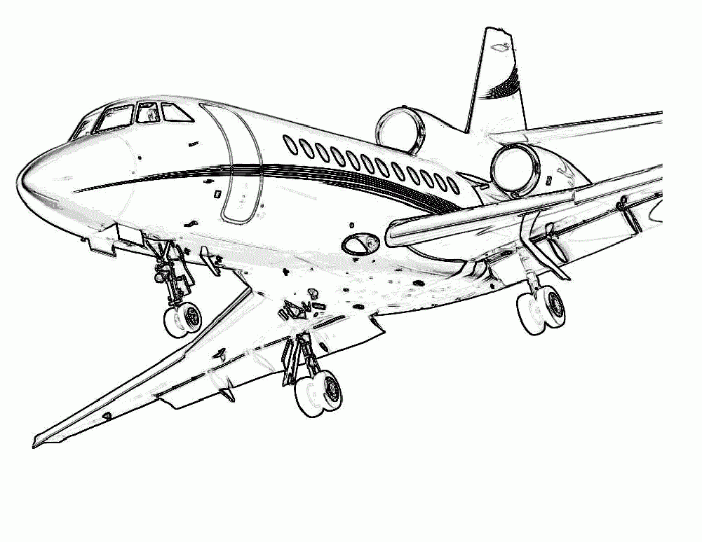 Free Printable Airplane Coloring Pages For Kids