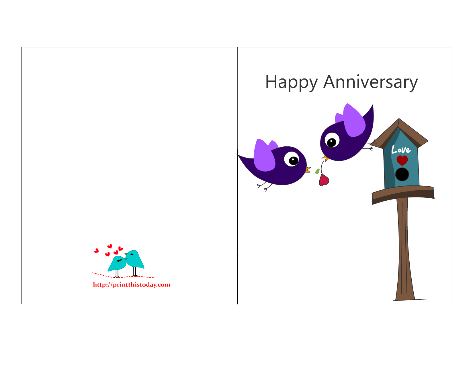 Free Printable Anniversary Cards