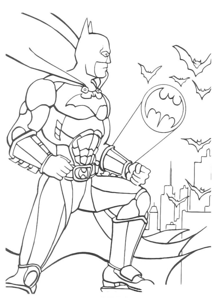 Free Printable Batman Coloring Pages For Kids