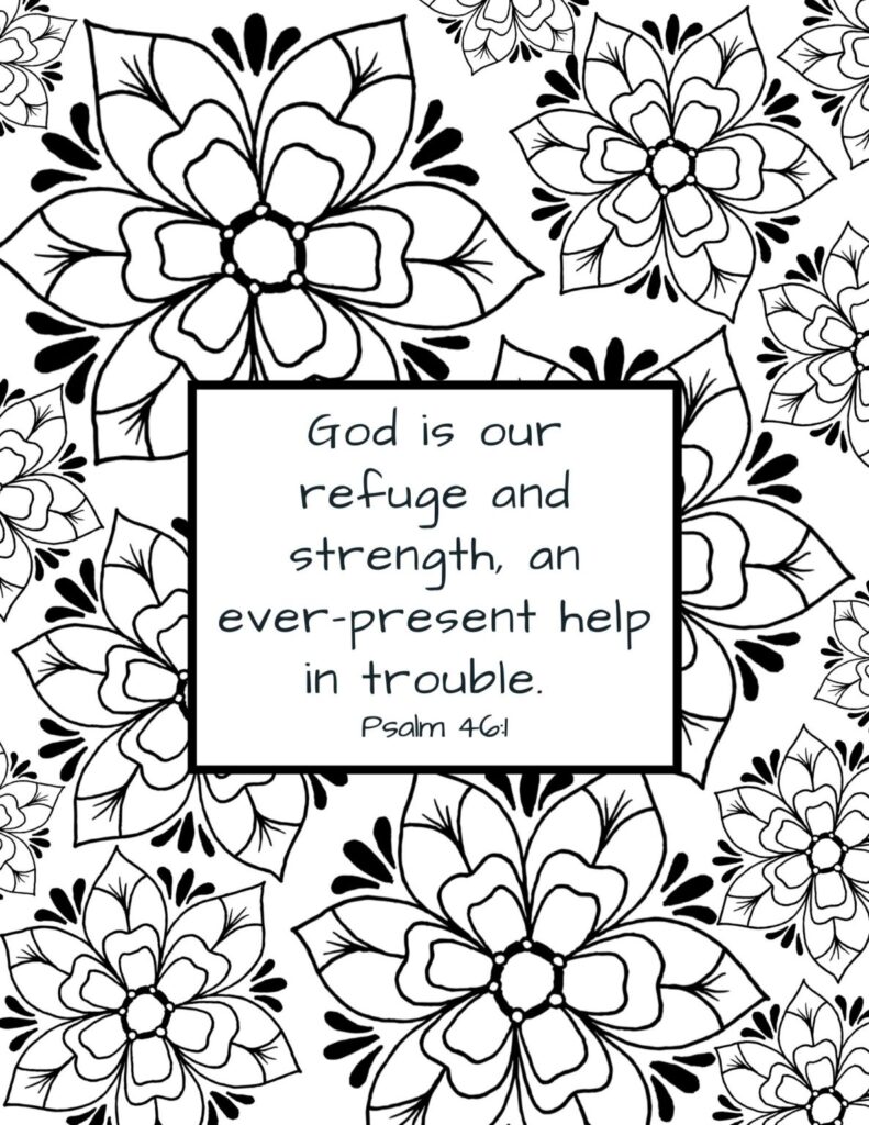 Free Printable Bible Verse Coloring Pages