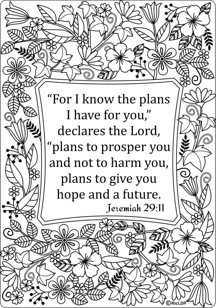 Free Printable Bible Verse Coloring Pages