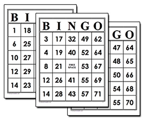 Free Printable Bingo Cards Activity Connection