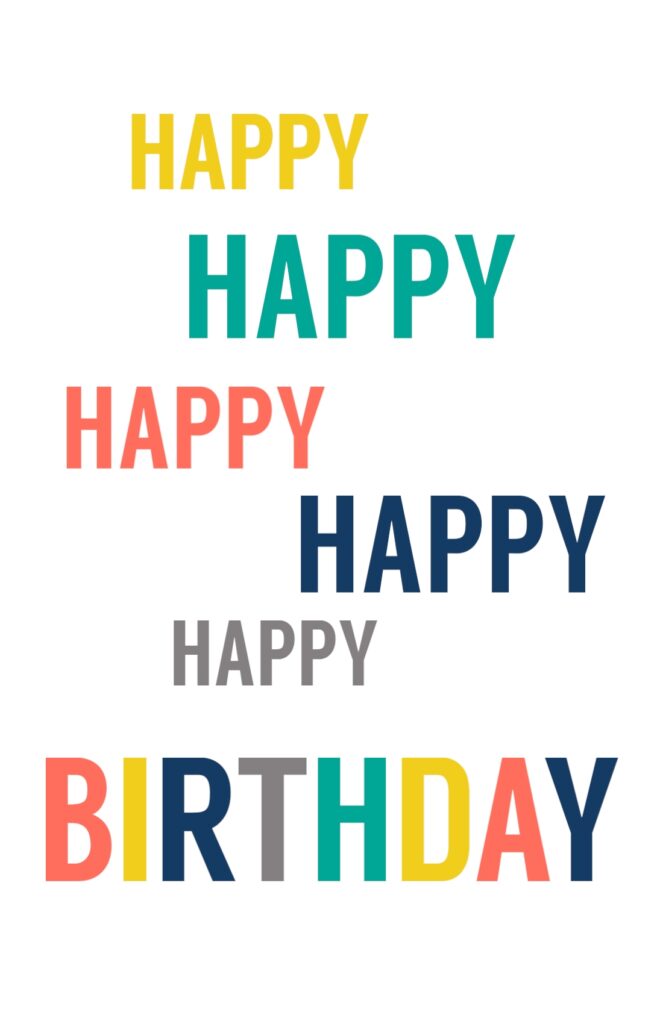 Free Printable Birthday Card