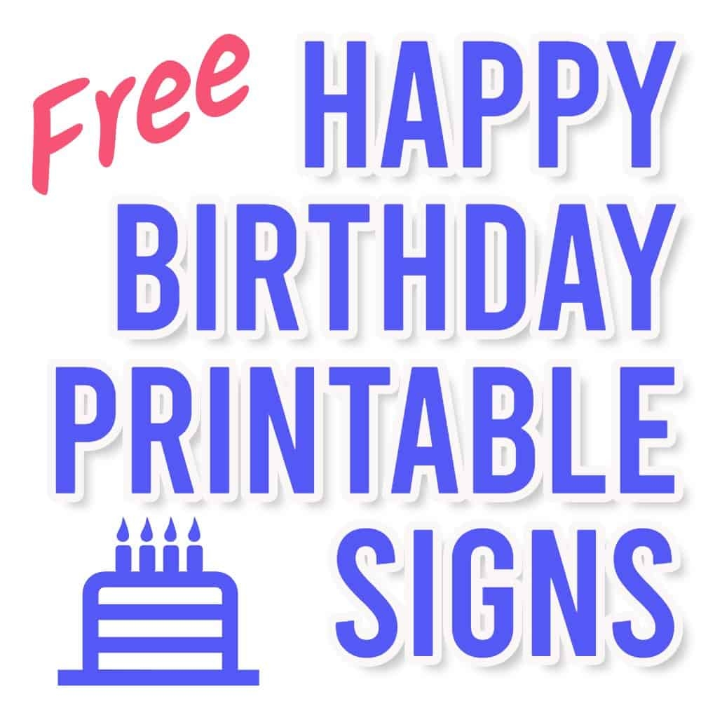 Free Printable Birthday Signs Francesco Printable