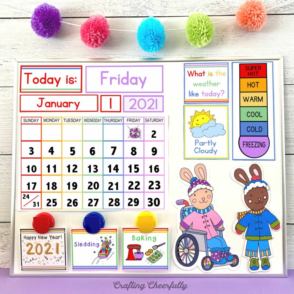 Free Printable Children s Calendar