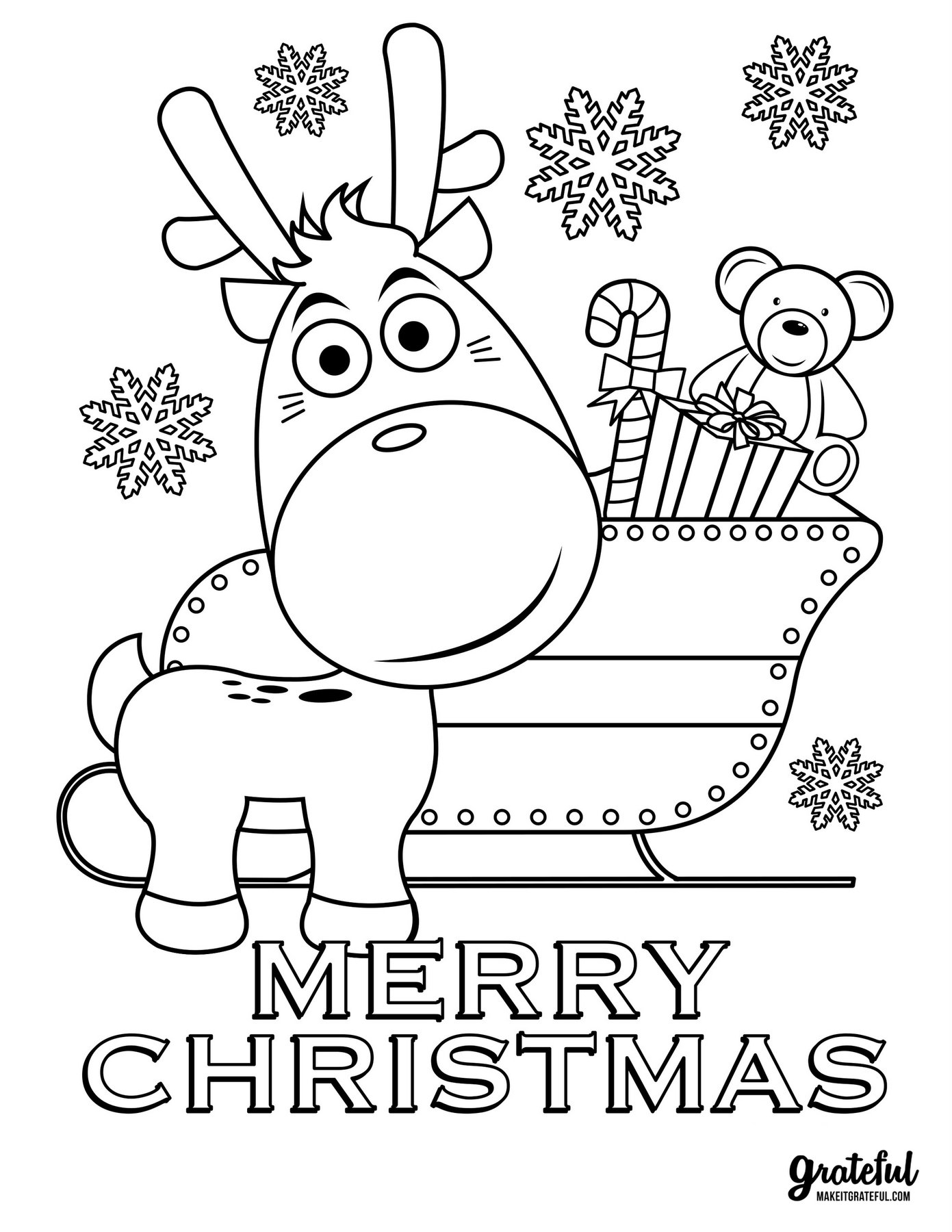 Free Printable Christmas Coloring Pages For Kids