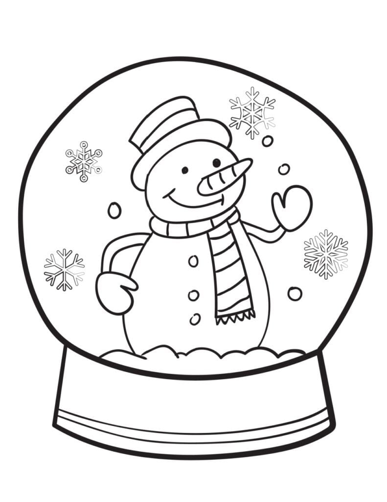 Free Printable Christmas Coloring Pages