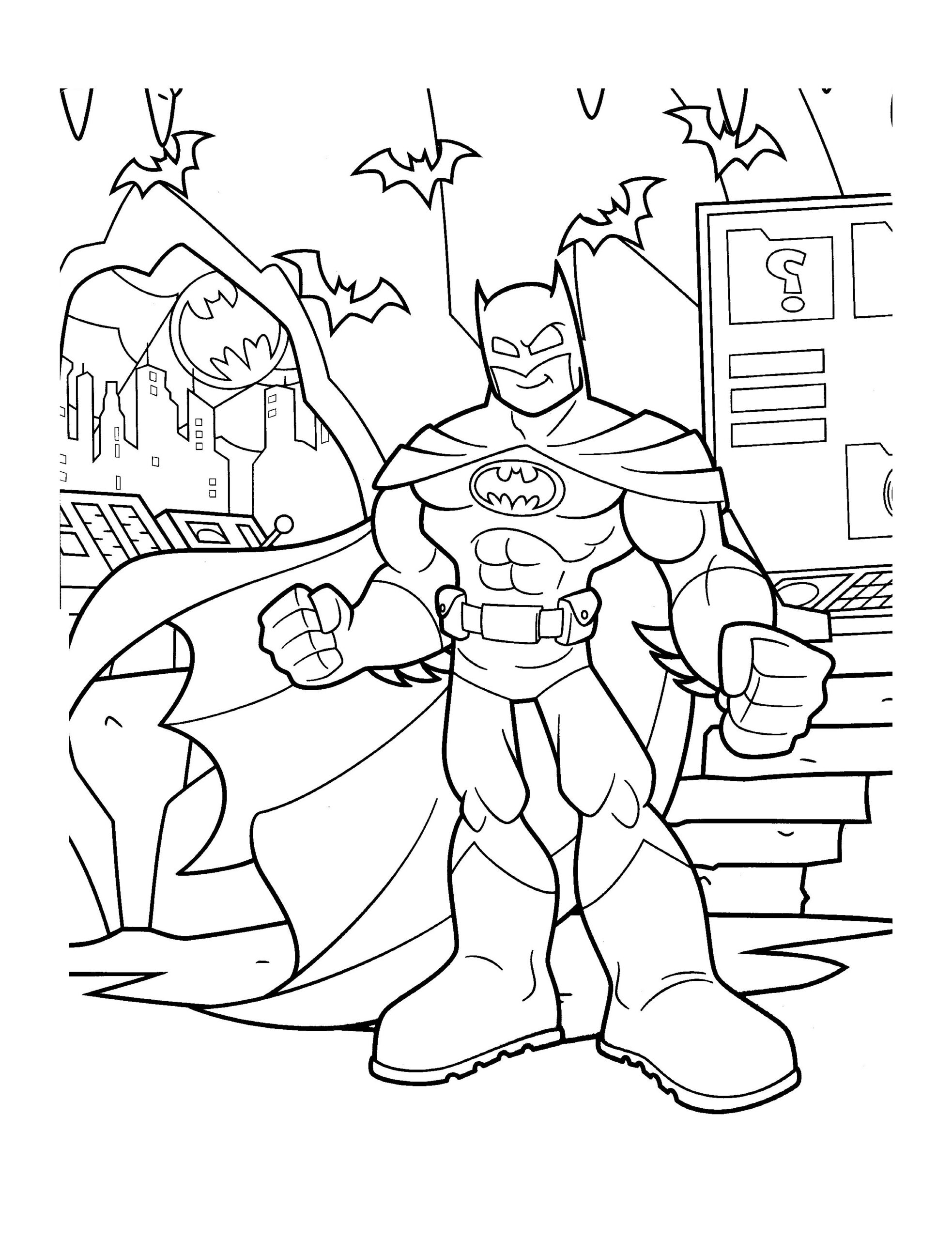 Free Printable Coloring Pages Batman