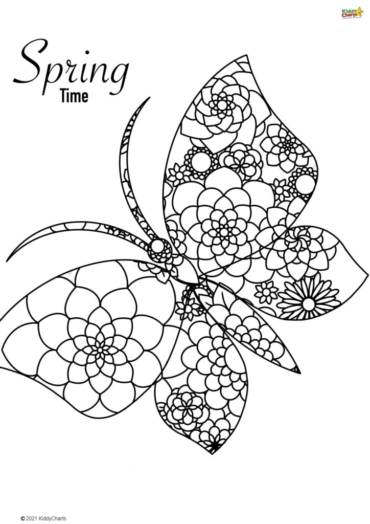 Free Printable Coloring Pages For Spring