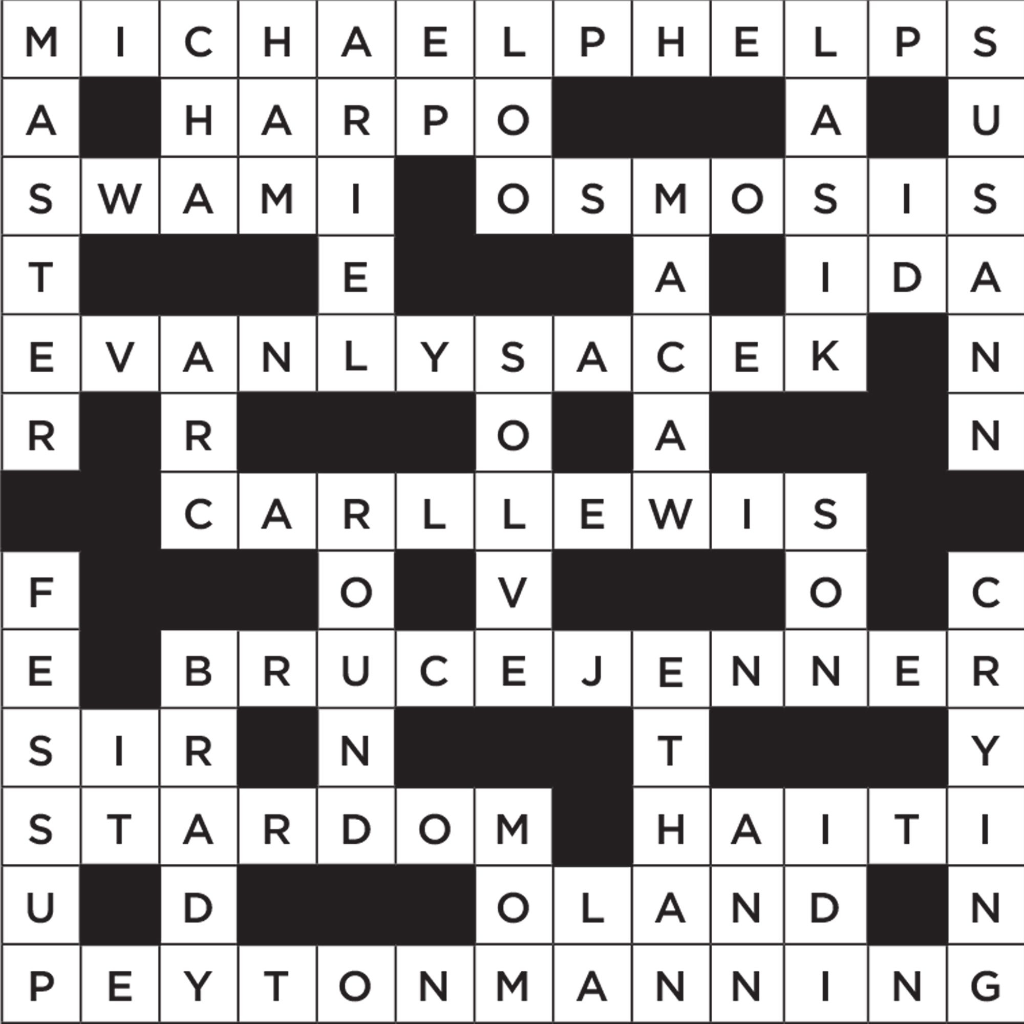 Free Printable Crossword Puzzles With Answers