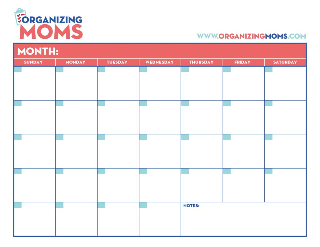 Free Printable Customizable Calendar