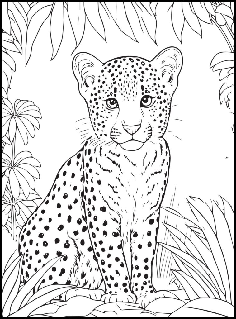 Free Printable Cute Animal Coloring Pages For Kids And Adults