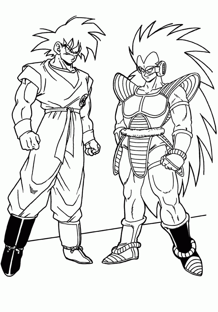 Free Printable Dragon Ball Z Coloring Pages For Kids