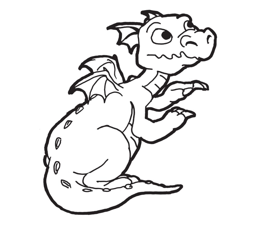 Free Printable Dragon Coloring Pages For Kids