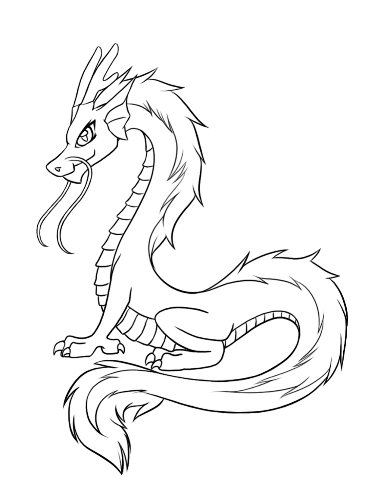 Free Printable Dragon Coloring Pages For Kids