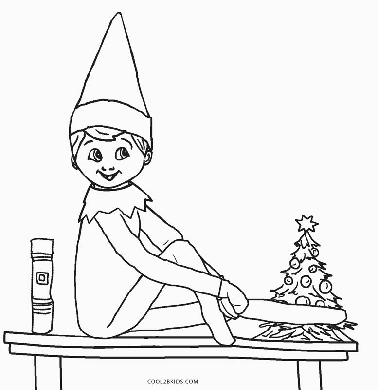 Free Printable Elf Coloring Pages For Kids Cool2bKids