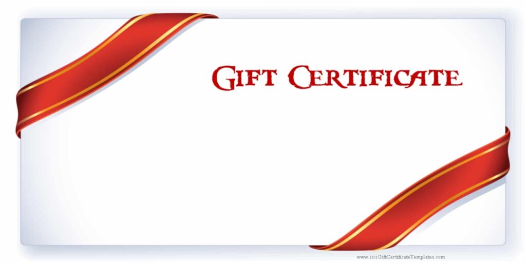 FREE Printable Gift Certificate Templates Customize Then Print