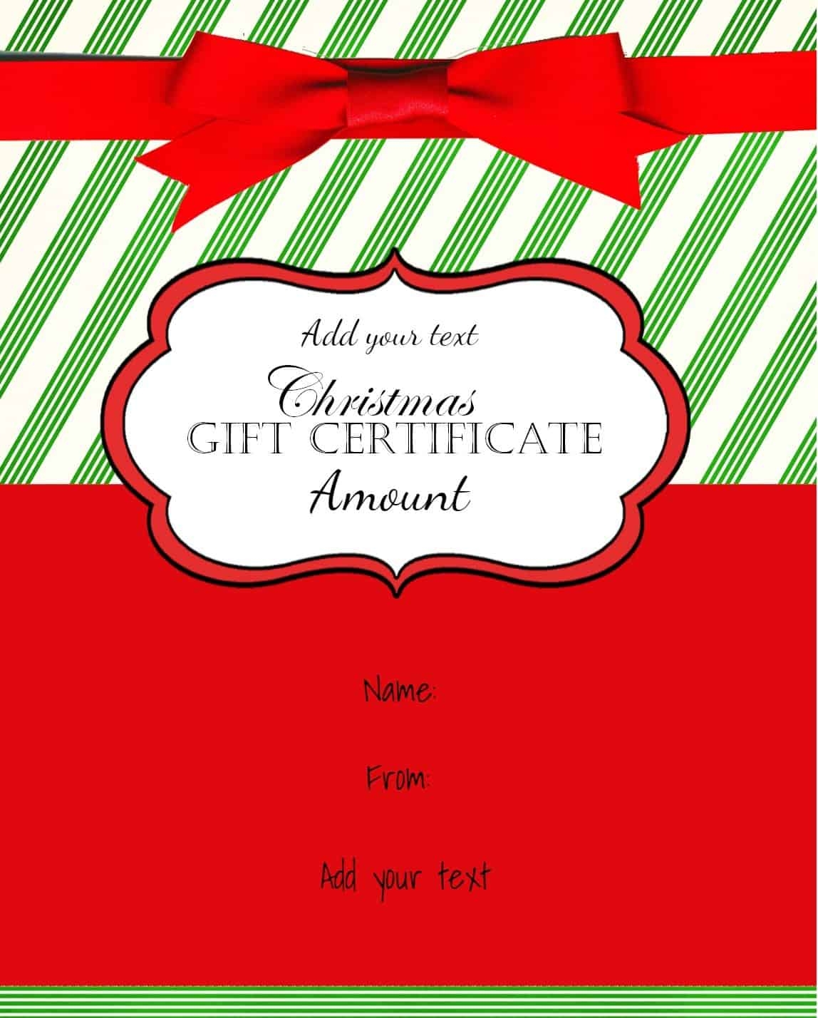 Free Printable Gift Certificates Templates