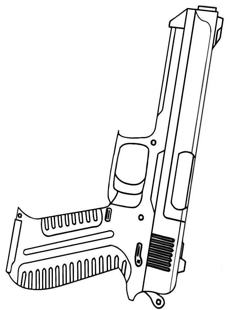 Free Printable Gun Coloring Pages Printable Templates