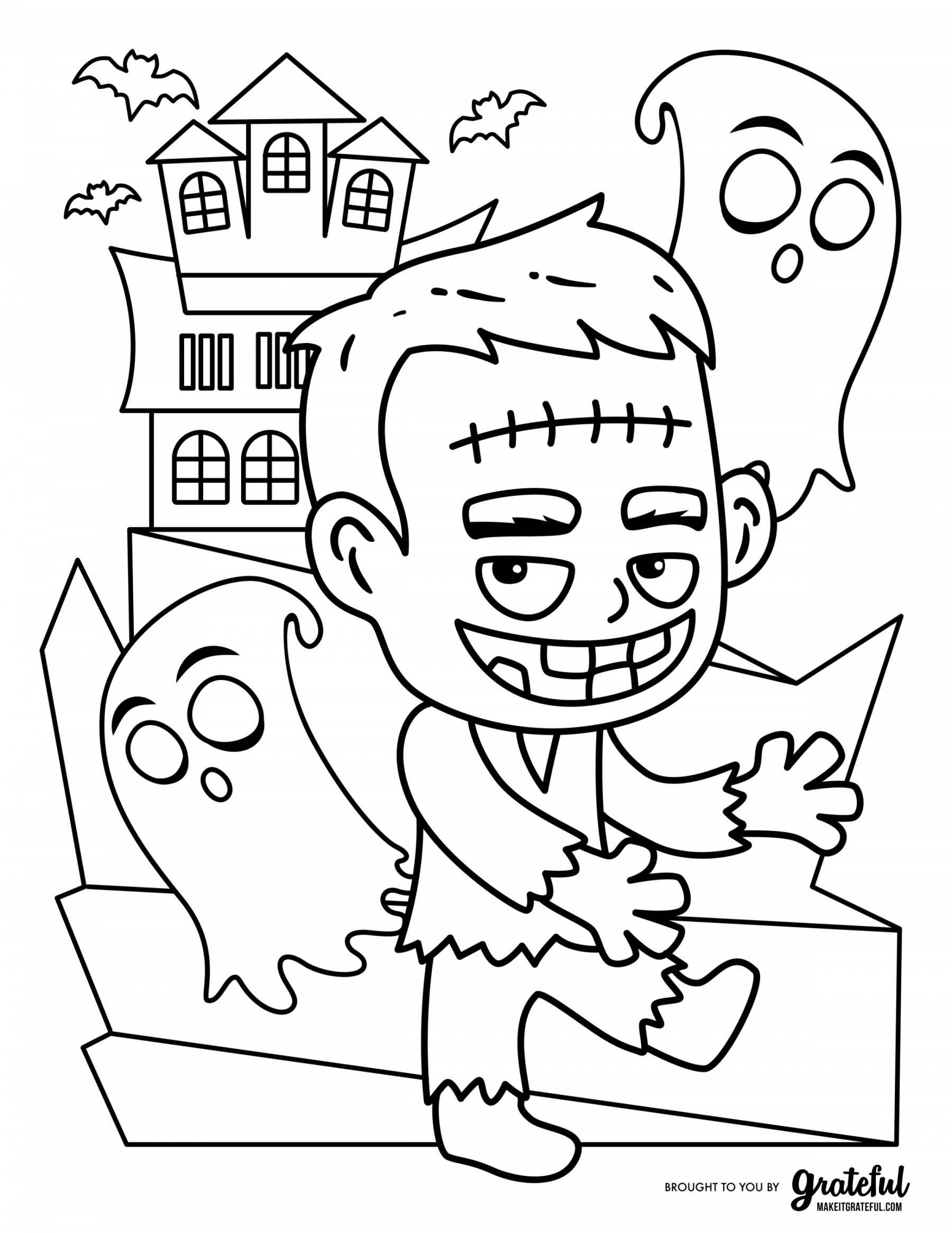 Free Printable Halloween Coloring Pages For Kids