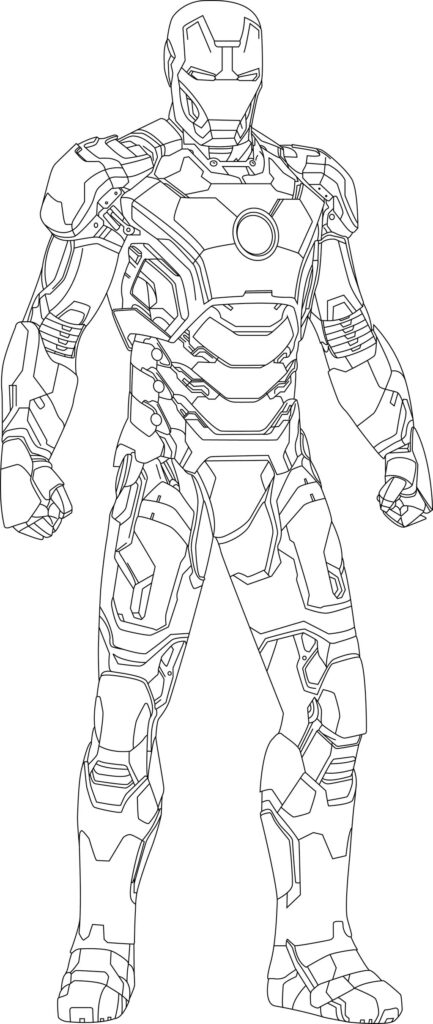 Free Printable Iron Man Coloring Pages