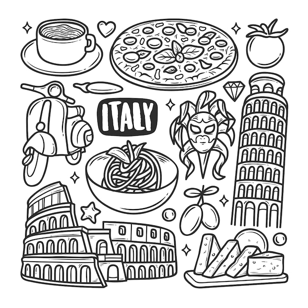 Free Printable Italian Coloring Pages