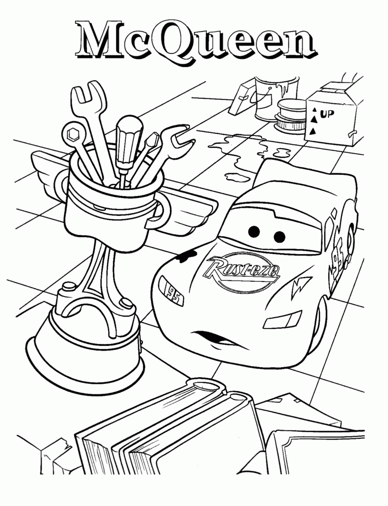 Free Printable Lightning McQueen Coloring Pages For Kids Best