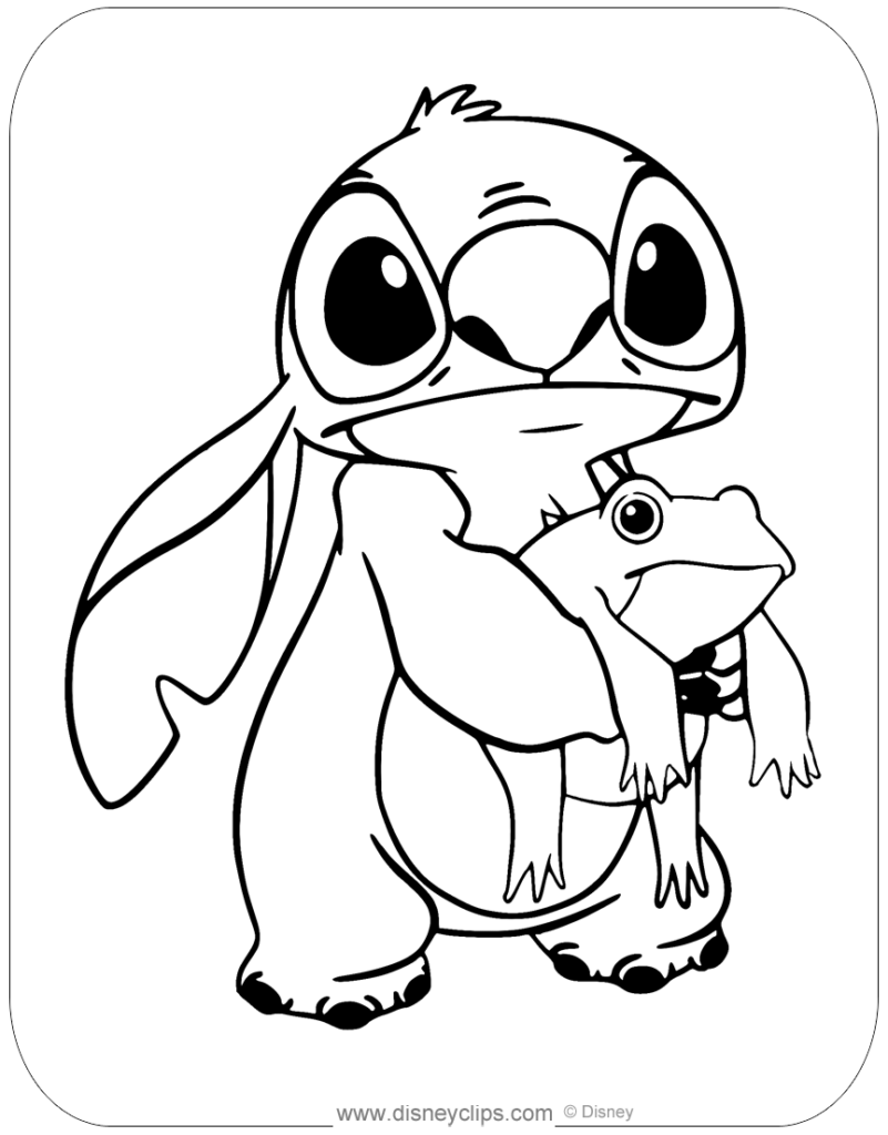 Free Printable Lilo And Stitch Coloring Pages Disneyclips