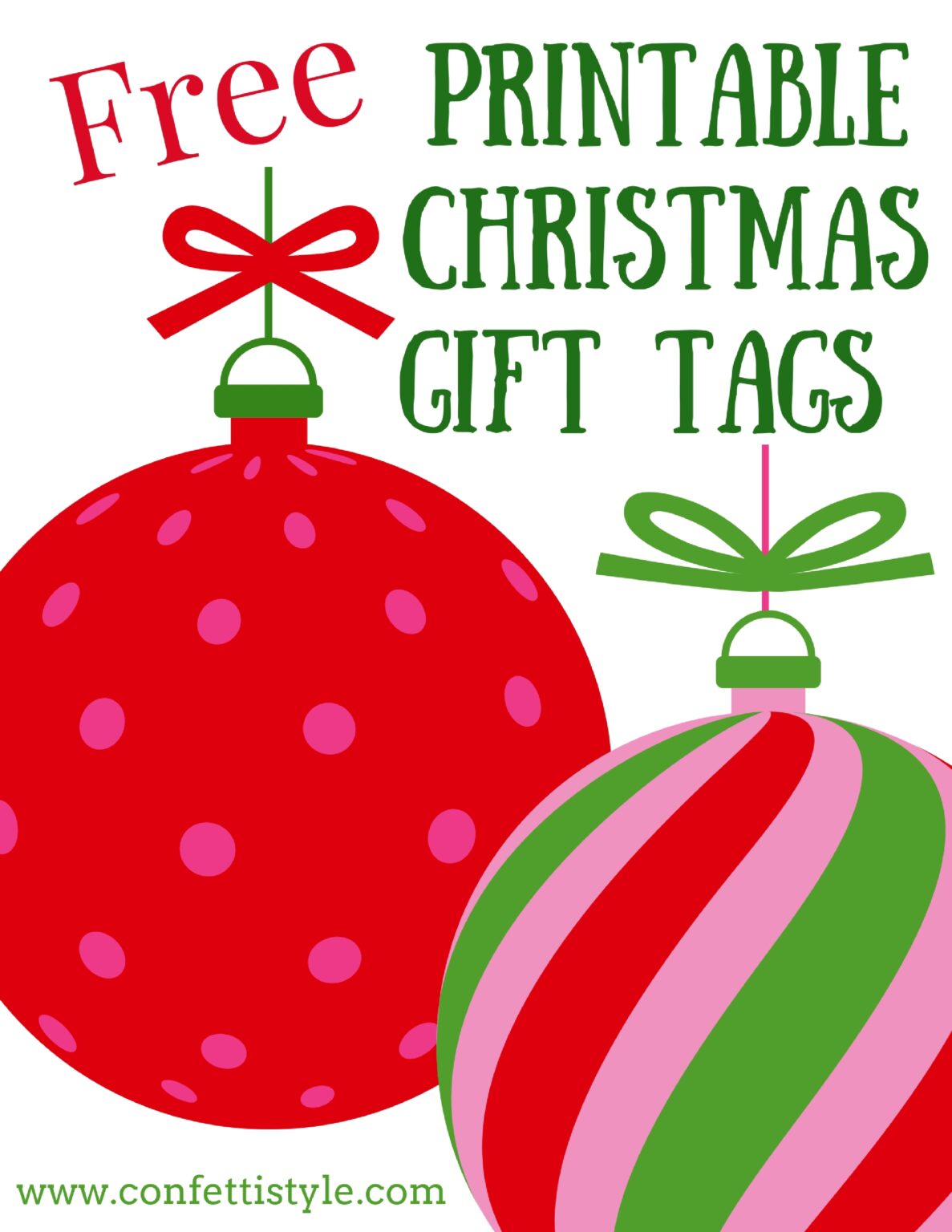 Printable Xmas Gift Tags Printable We Love Printables