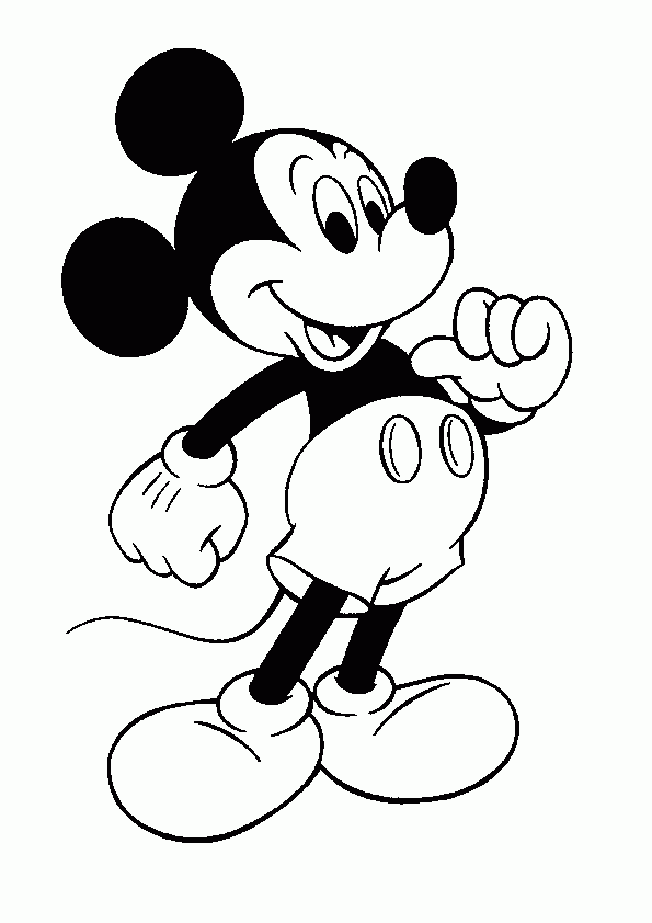 Free Printable Mickey Mouse Coloring Pages For Kids